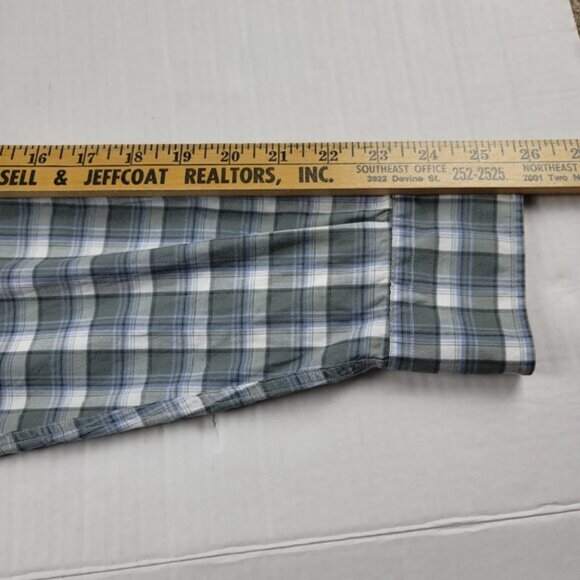 Lacoste Mens Button Down Shirt Size 40 Plaid Long Sleeve Classic Fit - Picture 13 of 13